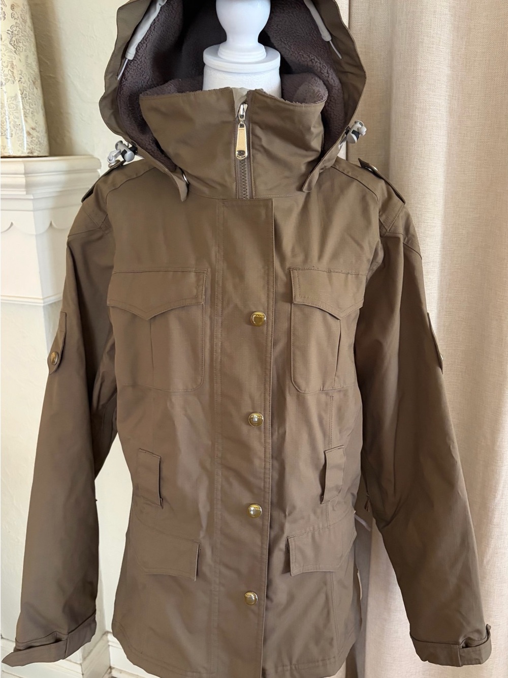 Holden Brown Hooded Utility Parka Jacket